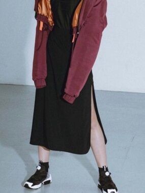 Long black goth maxi skirt Charli Cohen Cipher gothic size s or xs skirts women